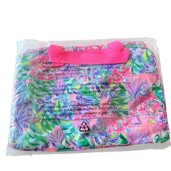 NEW Minnie Mouse and Daisy Duck Weekender Bag by Lilly Pulitzer - Picture 9 of 10